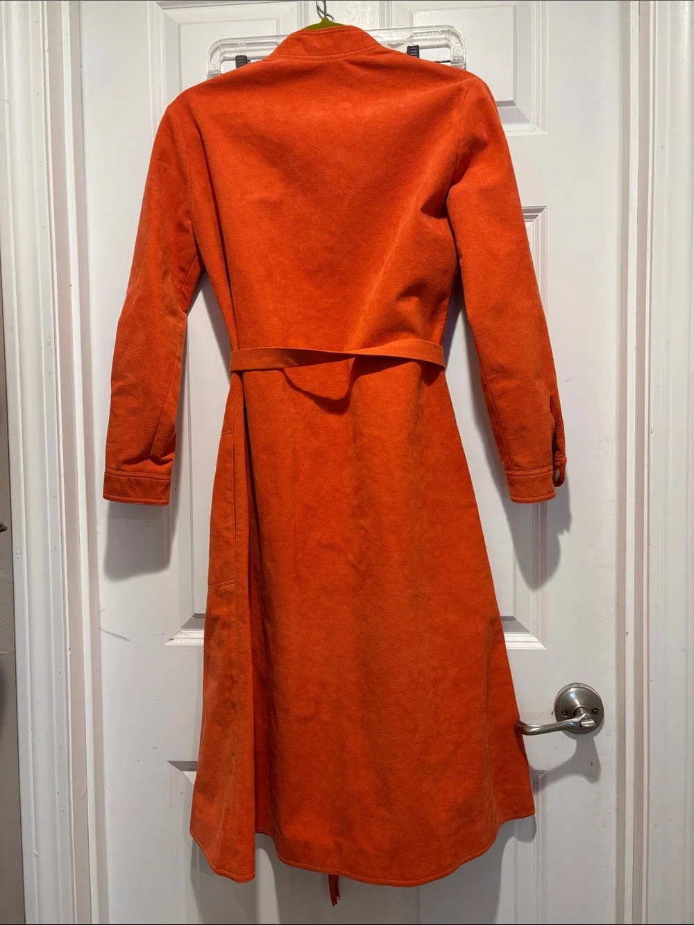 Orange Long Line Jacket - Picture 5 of 9